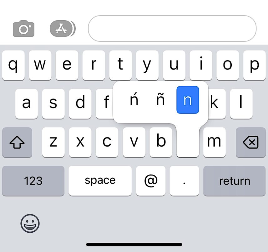 Apple keyboard shortcut : How to add tilda Spanish accents and other diacritical language marks