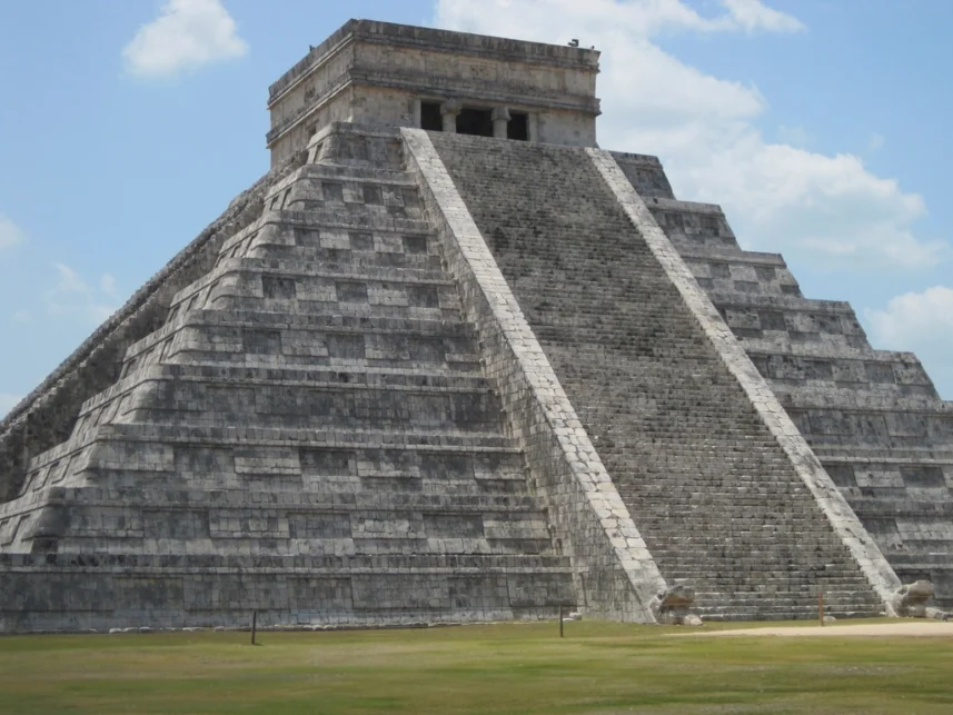 Many Mayan pyramids survive today, but very few Aztec pyramids exist.